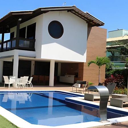 Casa Cerqueira 4 Suites Guarajuba Cond. Frente Mar Camassari Bagian luar foto