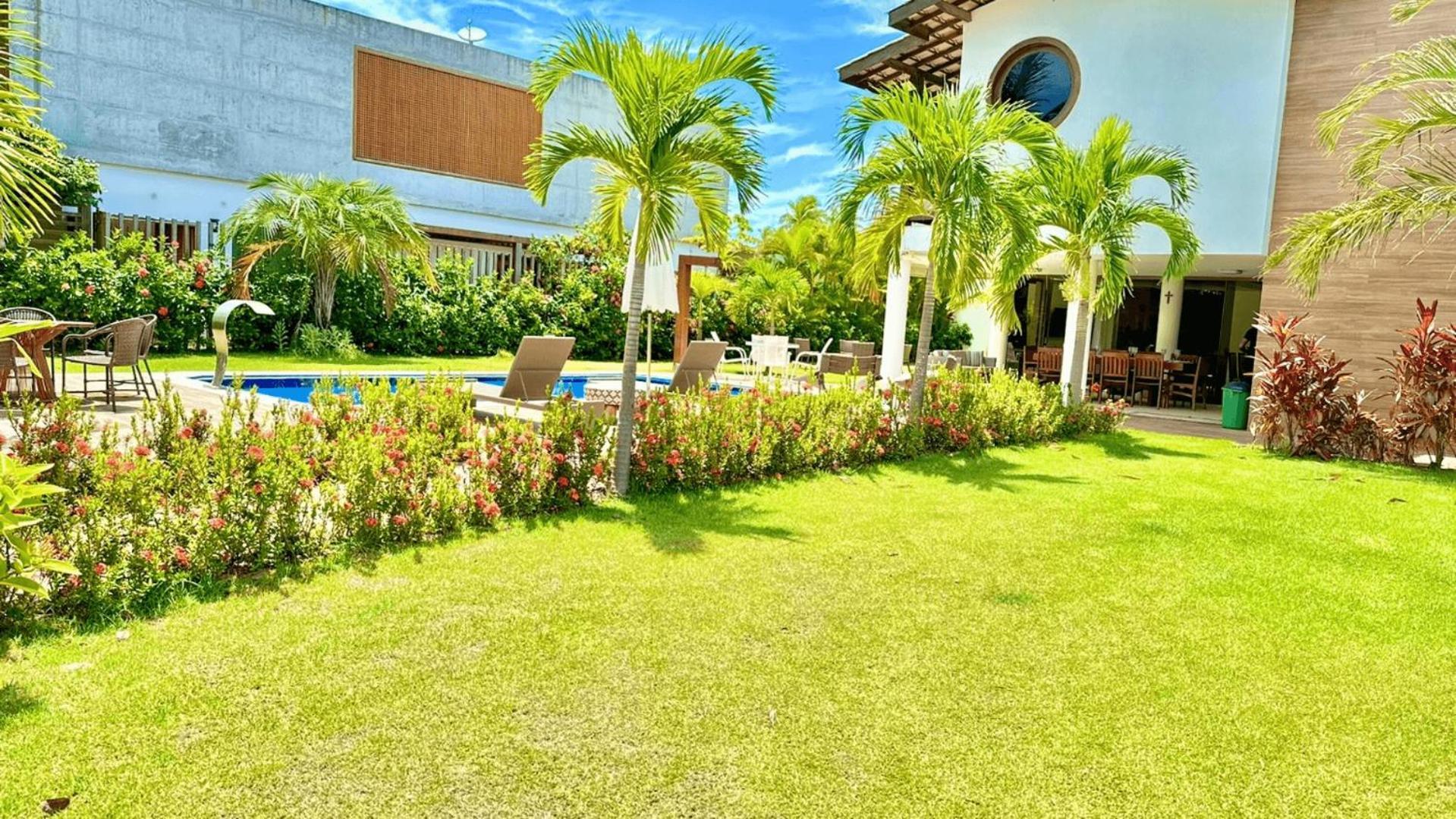 Casa Cerqueira 4 Suites Guarajuba Cond. Frente Mar Camassari Ruang foto